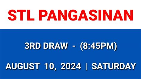 stl pangasinan result today 3rd draw 9pm|STL RESULT TODAY .